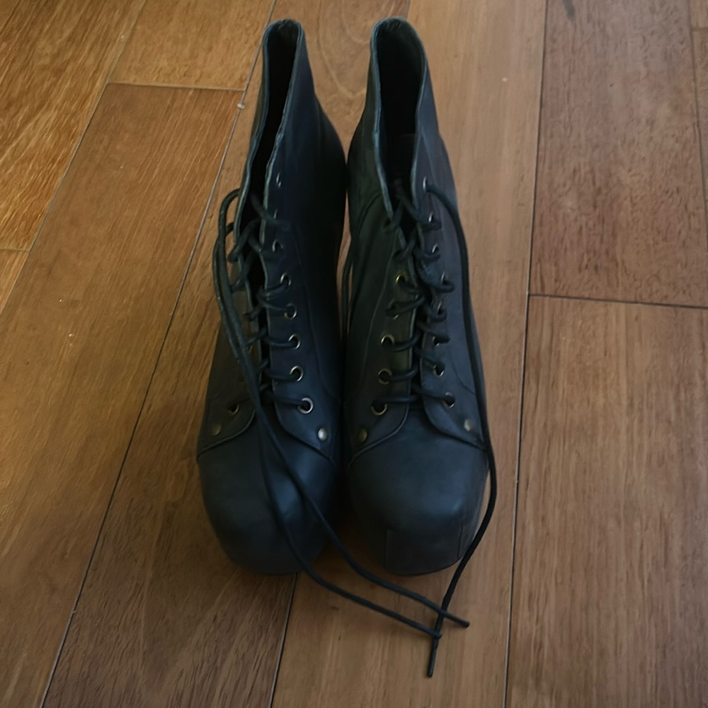 Black Classic Platform Jeffrey Campbell Heels